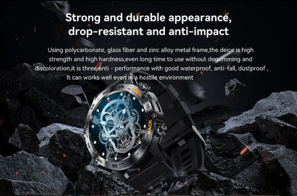 Smart Watch K52 Watches Men Wome Sports Fitness Modes Bluetooth Call Health Monitor 400mah 1.39Inch HD Smartwatch - Black_1